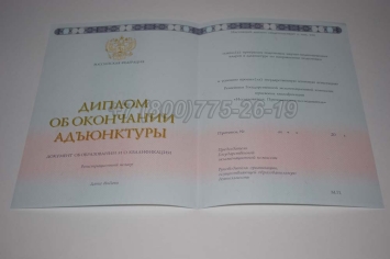 Диплом Адъюнктуры 2023г в Сочи